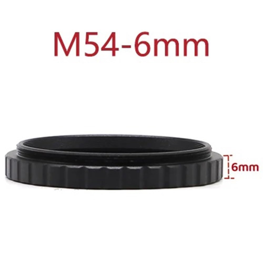 Pièces détachées pour télescope astronomique Télescope M54X0,75 Extension T Anneau Cylindre 4/5/6/7/8/9/10/15/20mm Interception Arrière Anneau Focal Allongé(M54-6mm)
