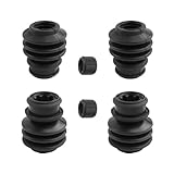 4PCS Car Brake Caliper Pin Bushing Kit,Rubber Car Brake Caliper Slide Pins Bushing Provides Dust Resistance,Soft Brakes Calipers Pin Boot with Rings Compatible with Chevrolet Acura