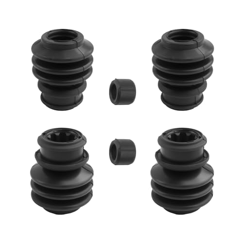4PCS Car Brake Caliper Pin Bushing Kit,Rubber Car Brake Caliper Slide Pins Bushing Provides Dust Resistance,Soft Brakes Calipers Pin Boot with Rings Compatible with Chevrolet Acura