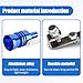 ijuicy 2 PCS Car Turbo Whistle, Exhaust Muffler Pipe Whistle, Turbo Sound Whistle Exhaust Muffler, Aluminum Car Turbo Sound Simulator, Universal Modification Accessories for Most Cars (Blue #M)