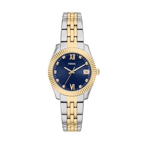 Fossil Reloj analógico de Cuarzo para Mujer con Correa de Acero Inoxidable ES5443 Fossil Reloj analógico de Cuarzo para Mujer con Correa de Acero Inoxidable ES5443