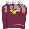Herobility DC Comic Double Anti-Colic Baby Bottle with Baby Squeezer Pouches - Pack of 3 - Bundle