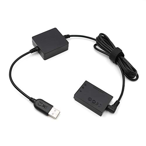 Hincore El acoplador de CC DR-E12 reemplaza la batería LP-E12, reemplazo para el Adaptador de alimentación de CA ACK-E12, Adecuado para cámaras Canon EOS M, EOS M2, EOS M10, EOS M100, EOS M50