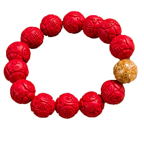 Perles de transfert bracelet vermillon WBYSFR pour style masculin au quotidien
