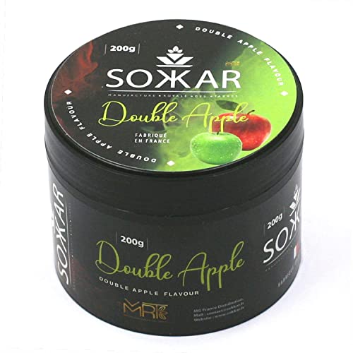 Tabac du Bassigny Sokkar Shisha-Geschmack – Doppelter Apfel (ohne Nikotin und Tabak)