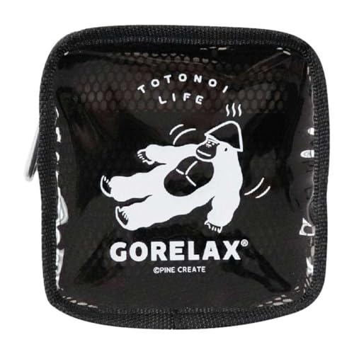 パインクリエイト Pine Create Relax Saver Pouch, Black, Size: Approx. W12, D12, H5, 24P45233
