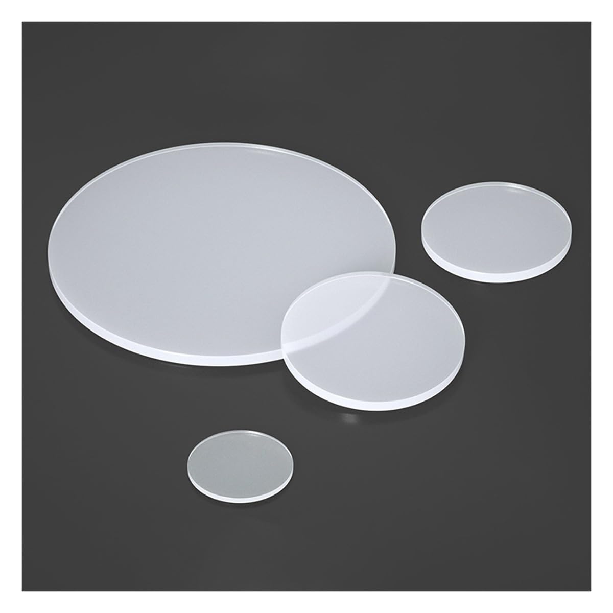 10pcs White Solid Round Silicone Seal Gaskets Pad, Diameter 12-100mm Thickness 4mm High Temperature Resistance Silicone Rubber Sheet(90mmx4mm)