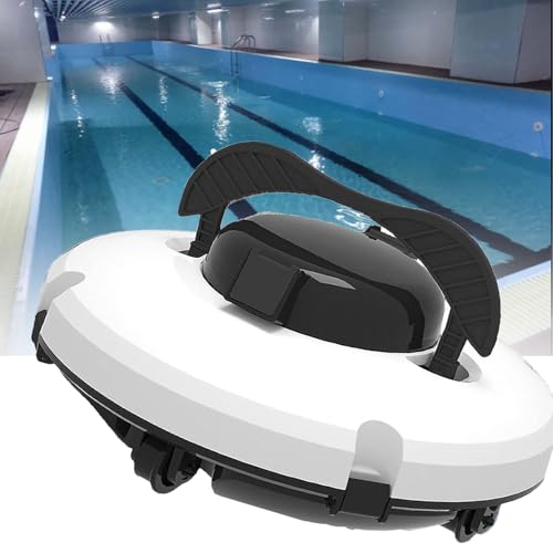 PweKzxt Robot Limpiador de Piscinas inalámbrico con batería, Robot Aspirador de Piscina inalámbrico, Limpiador de Piscina Inteligente, limpiadores de Piscina robóticos Recargables