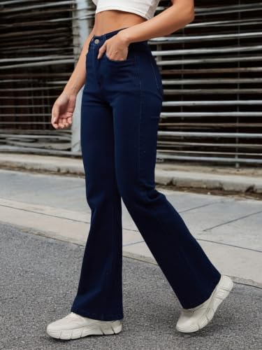 Image of Dolce Crudo Women's High Waist Straight Fit Jeans