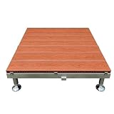 Decking In Legno Composito 33x33 Pollici, Piattaforma Galleggiante Modulare, Pavimento Sop...