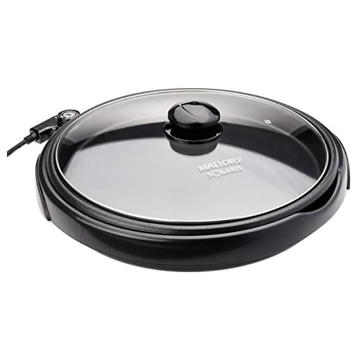 Grill e Panela Elétrica Mallory Grill Solaris 40cm 127V Grelhar, Assar, Cozinhar, Gratinar e Aquecer