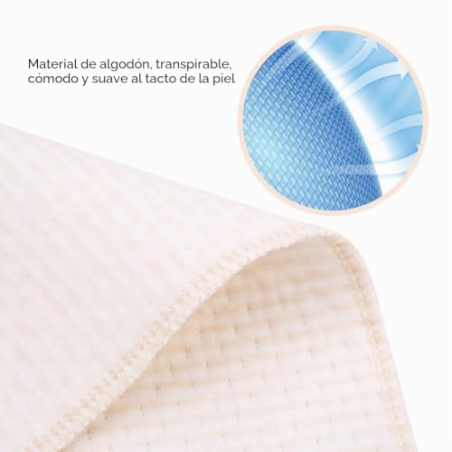 Miniatura 2 de Pañales Reutilizables De Algodón 10 Piezas Transpirables Insertos De 3 Capas Para Bebés Y Recién Nacidos