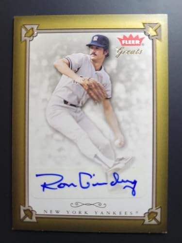Ron Guidry 2004 FLEER GREATS AUTHENTIC AUTO #GBA-RG NEW