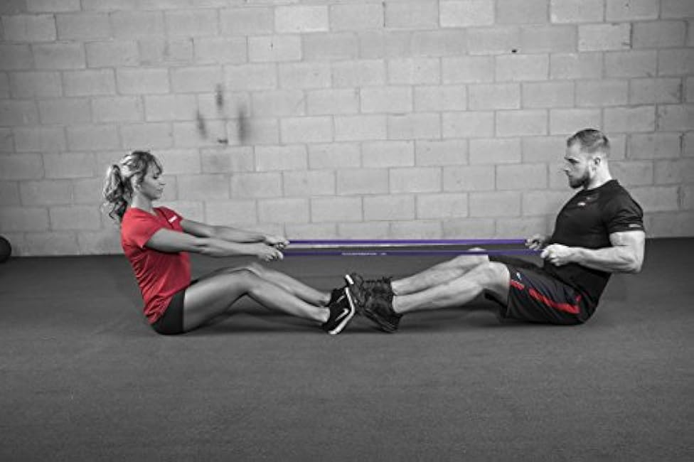 Strength Resistance Bands - 41 Long, Build Strength, Tone Muscle and Assist Stretching and Recovery, Choose from 6 Levels of Resistance