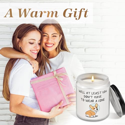 Elequaint Get Well Soon Gifts for Women, Funny Cute Gifts for Women After Surgery Recovery - Lavender Scented Candle, Thinking of You Feel Better Cheer Up Gifts for Mom Daughter Sister Friend Coworker