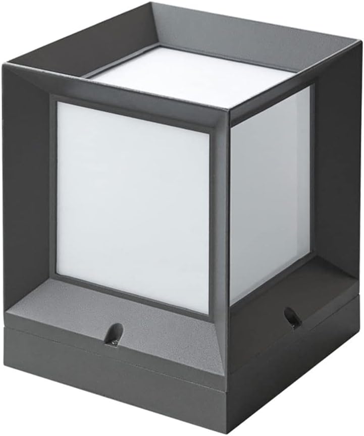 ブラックポスト照明器具モダンな LED 防水エクステリアピラーランタン屋外コラムランプアルミガーデンヴィラ芝生ポストランプ風景経路ラ