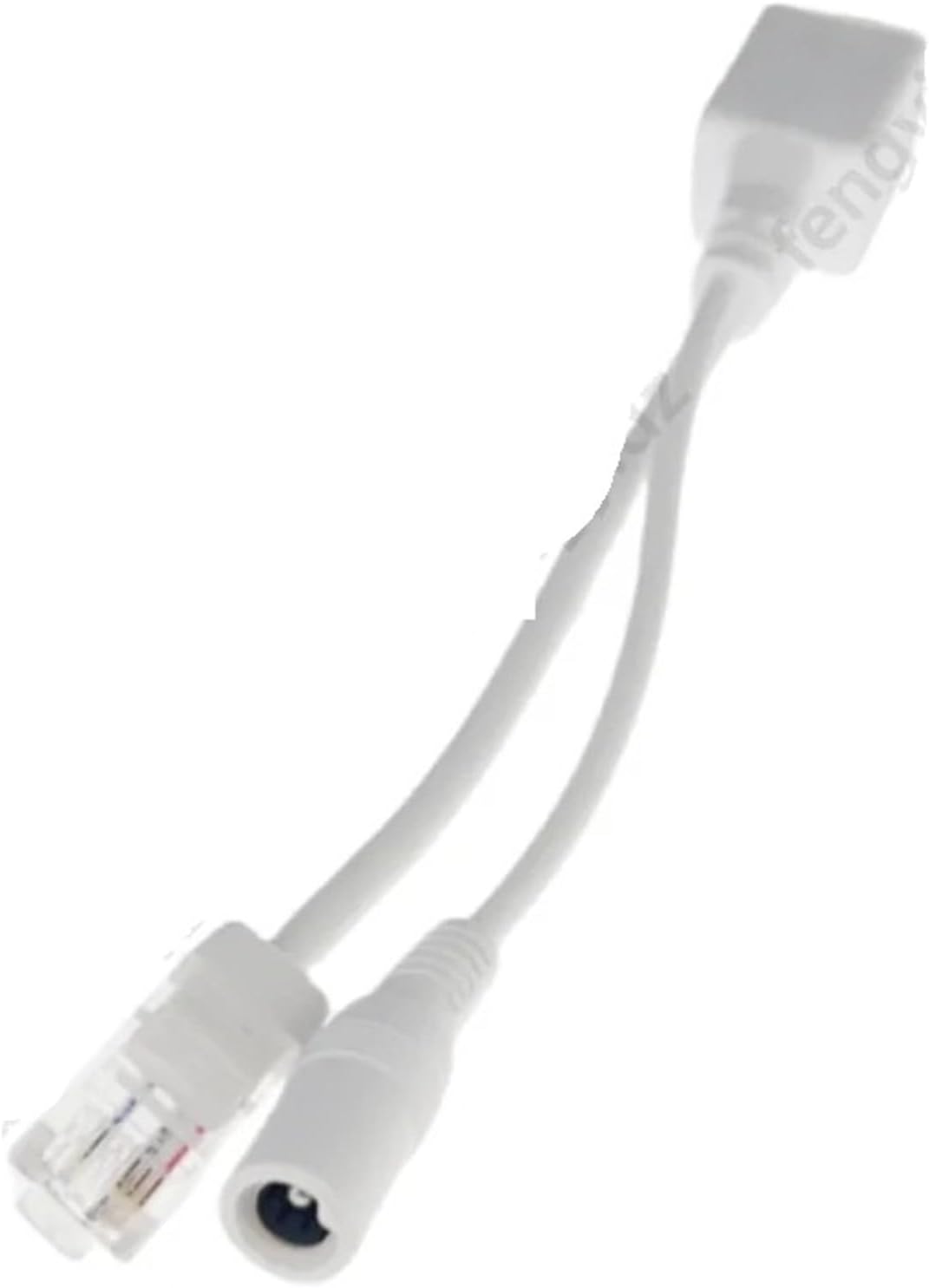 POE Cable Passive Power Over Ethernet Adapter Cable Splitter RJ45 Injector Power Module 12-48V(Black POE Splitter)