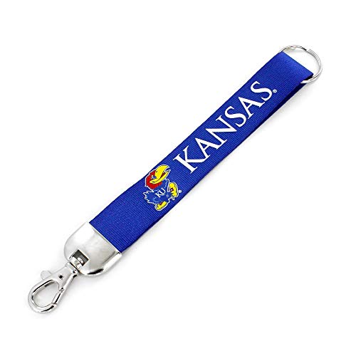 NCAA Kansas Jayhawks Deluxe Wristlet Keychain