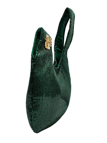 Image of Signature Potli Bag for Women - Sequin Knot Detail | Wedding & Cocktail Festive Statement Ethnic Handbag