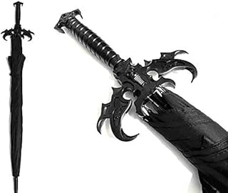 サンシェードの傘の創造的な携帯用、迅速な乾燥、防水傘の神聖な刀のゴシック傘傘と24の骨格