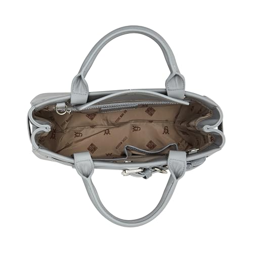 Steve Madden Roxanne Smooth Satchel with Patent Belt4