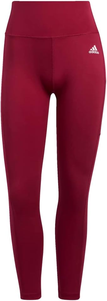 adidas red large logo leggings