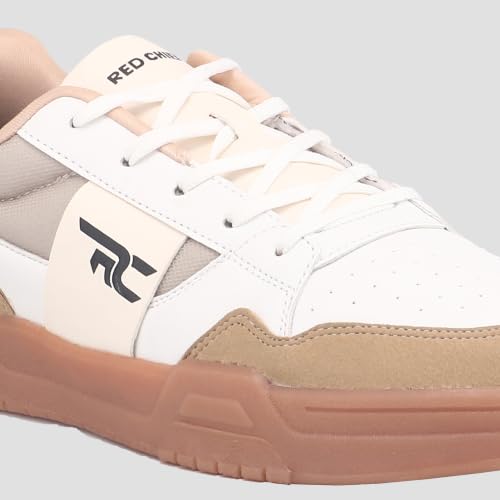 Image of Red Chief Men's Sneaker | Low Ankle Lace-Up Mesh & PU Shoe (C6019)