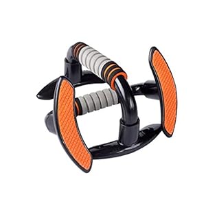 Type S Push-Ups Stands Exercise Fitness Equipment Rack Domestic Steel Push up Support Anti-Skid Push up Support (Color : Blue) (Orange)