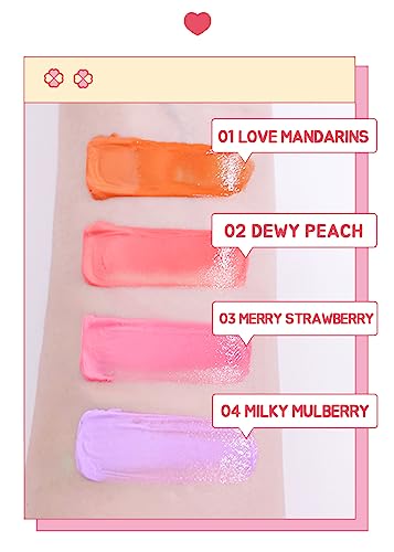 Colorgram Juicy Drop Cheek 02 Dewy Peach | Liquid Blush & Highlighter For Cheeks, Color Rouge, Daily Makeup, Cream Blush, Coral Pink Blush, Korean Beauty #TOP1