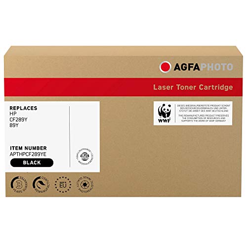 Agfaphoto - Toner Laser Di Ricambio Per Hp Cf289Y; 89Y, 20000 Pagine, Nero (Per Hp Lj M507Y)