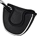 Big Teeth Golf Mallet Putter Cover Headcover Club Protector Magnetic Closure Don't FIT Iron Material Putter for Scotty Cameron Taylormade Odyssey 2 Ball Club (Black)