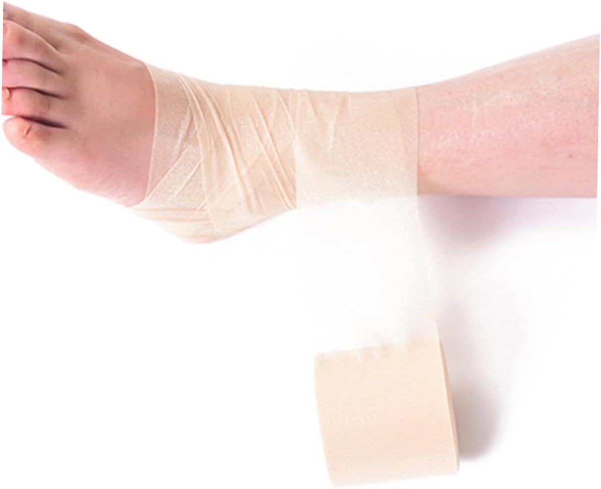 3rolls Professional Bandage Film Skin-Friendly Sponge Tape for Athletic Use for Joints for Football Basketball Yoga and More