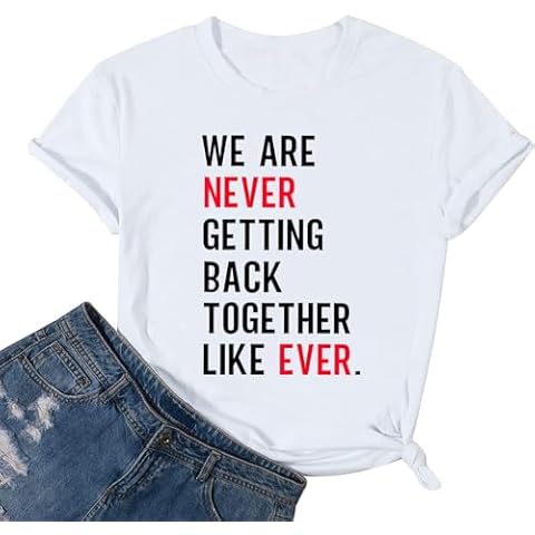 QIANRUO Women's Vintage Country Music T-Shirt (M, White3) Cover