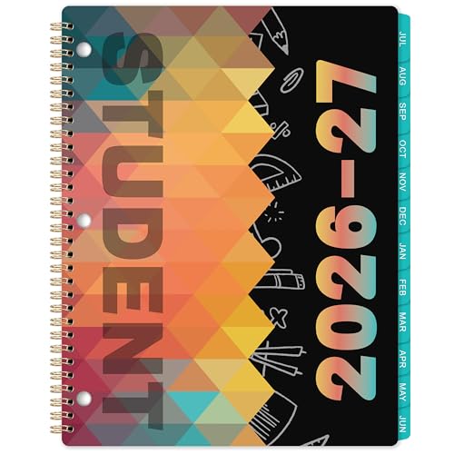 Student Planner 2026-2027 - from Jul 2026 - Jun 2027, 9’’ × 11’’