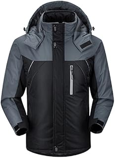 Casaco de Inverno Masculino Grande Casaco Grosso Casaco de Algodão Casaco Acolchoado e Quente e Grosso Jaquetas de Inverno Casal Erupções ao ar livre À prova de vento e de água