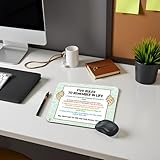 Five Rules to Remember in Life Funny Novelty Mousemat/Pad Anti Slip Computer PC Mouse Mat - Image 3