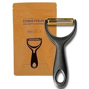 A Bar Above Citrus Peeler, Stainless Steel Fruit Peeler, Gold Finish