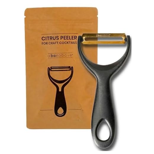 A Bar Above Citrus Peeler, Stainless Steel Fruit Peeler, Gold Finish