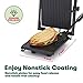 BELLA Panini Press, Sandwich Maker and Electric Indoor Grill with Double Nonstick Plates, Height Adjustable Lid and Removable Drip Tray, Stainless Steel