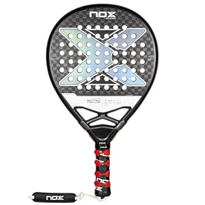 Padel Racket AT10 Genius 12K by Agustin Tapia 2024 | Luxury Series Round Teardrop Pala Padel | EOS Flap Aerodynamics & SmartStrap Technology | 12K Carbon w/MLD Black Eva Core Advanced Pala de Padel