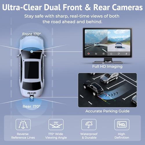 Pantalla Carplay 9" HD Touchscreen para Auto miniatura 3