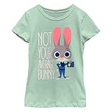 Disney Zootopia Judy Hopps Average Bunny Girls Heather T-Shirt Mint