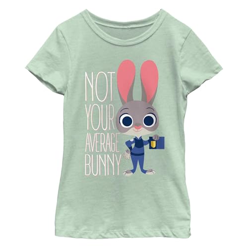Disney Pixar Zootopia Above Average Girl's Heather Crew Tee - Main Image