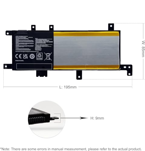 Image of Wefly C21N1634 Laptop Battery Compatible for ASUS VivoBook R542U V587U X542U X542UA X542UF X542UN X542UQ X542UR R542UA R542UF R542UN R542UQ R542UR Notebook Laptop Battery