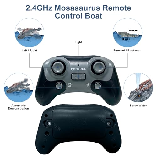 Jouet Mosasaurus télécommandé, cadeau d'anniversaire original 6+ - 4