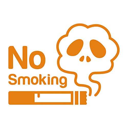 imoninn �։��X�e�b�J�[�i�m�[�X���[�L���O/No Smoking�j �J�b�e�B���O�X�e�b�J�[ ����10cm �y�ǂ���z�i�I�����W�F�j