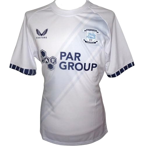Image of Preston North End FC Men's Home Football Shirt 2024-2025 (UK, Alpha, M, Regular, Regular, White)