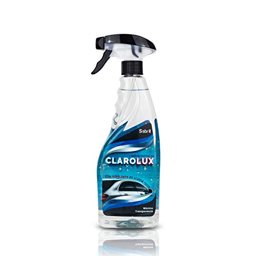 Sisbrill Clarolux con Repelente - Repelencia instantánea del agua - Transparencia en los cristales - 750 ml