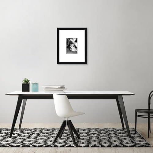 Americanflat 11X14 Picture Frame In Black - Displays 5X7 With Mat And 11X14 Without Mat - Composite Wood With Shatter Resistant Glass - Horizontal And Vertical Formats For Wall #TOP4