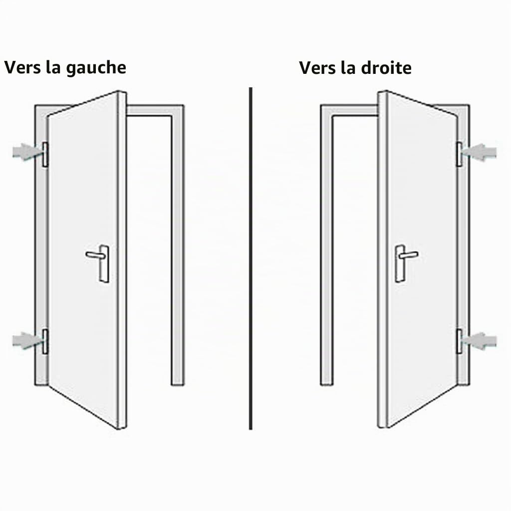 Porte d entrée blanc 98x198 cm PVC